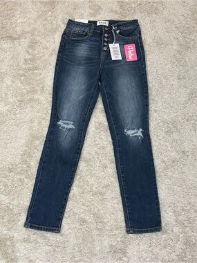 NWT Tricot Distressed Skinny Jeans
